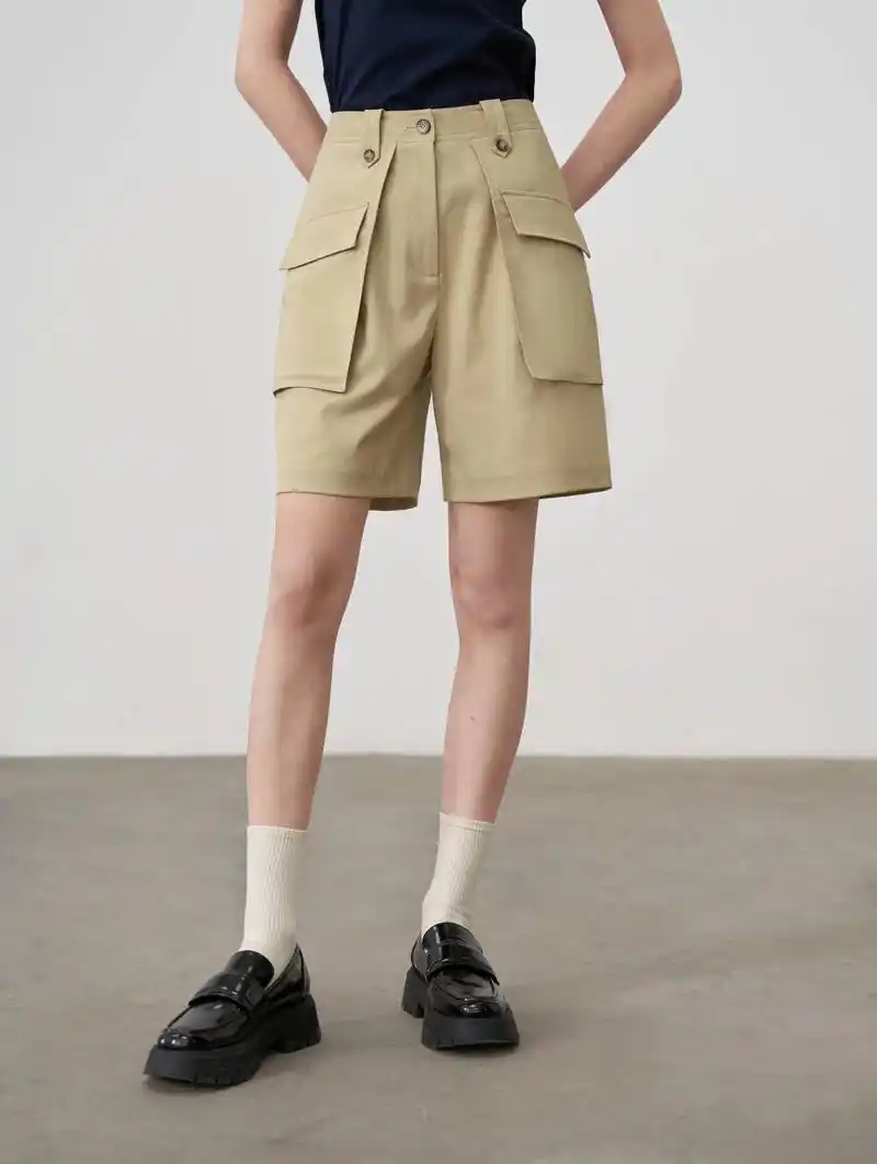 机能风工装短裤.