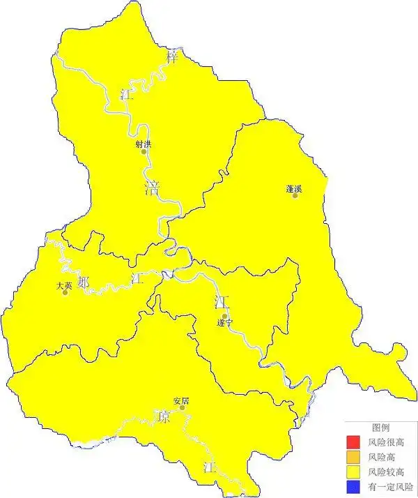 刚刚遂宁启动iv级防汛应急响应并发布中小河流洪水风险预警
