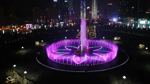 大连10.13 星海广场音乐喷泉