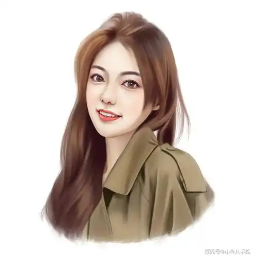 小玲儿手绘作品欣赏:简而言之,选择微信头像时,一定要找到符合自己