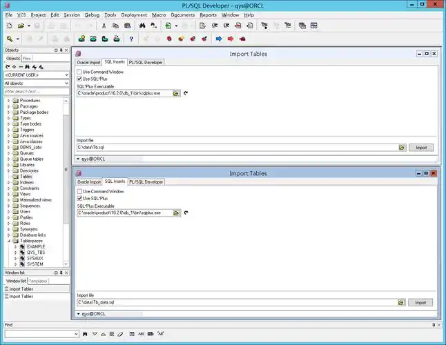 oracle数据库的创建,数据导入导出