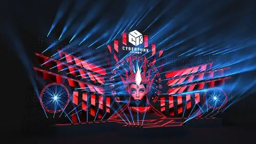 重庆cpk电音节舞美设计