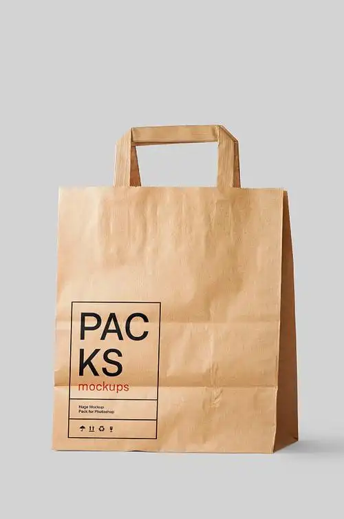 包装袋样机纸袋环保