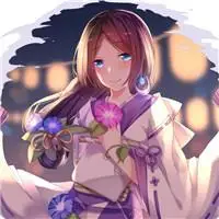 二次元动漫女生和服头像唯美好看的女生动漫头像和服图片