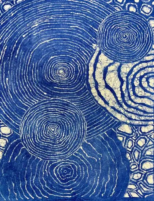 蜡染成品图案圈