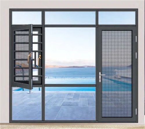 佛山金彩洋高端家门窗55系列断桥封阳台断桥铝门窗平开断桥铝门窗工程