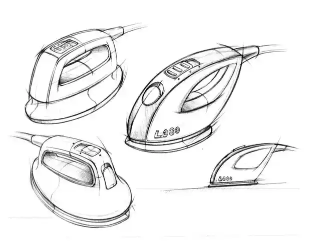 立式挂烫机手绘|工业/产品|生活用品|feikong_原创作品-站酷zcool