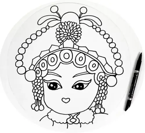 写美篇京剧装扮是京剧非常重要的一部分 服装,化妆,头饰,道具 让人们