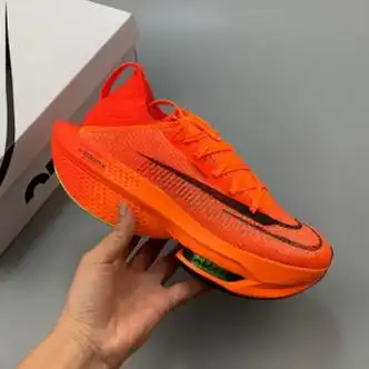 句可新款破2二代2zoomx马拉松男女鞋休闲鞋情侣款运动跑步鞋 橘色 36.