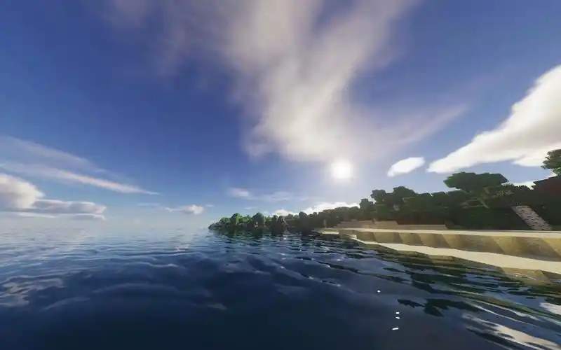 我的世界4大光影对比 实机演示