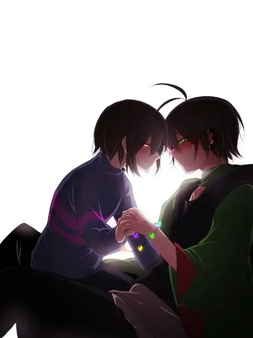 传说之下美图charafrisk贴贴篇