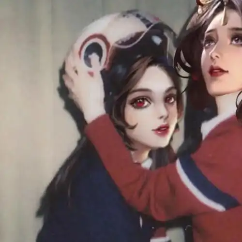 王者荣耀 接头霸王 闺密姐妹双人头像 貂蝉 露娜