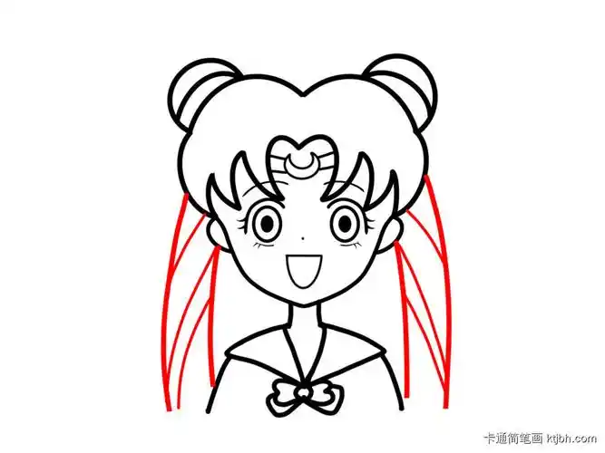 美少女战士简笔画图解