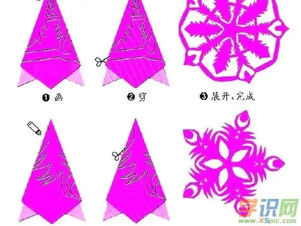 简单窗花剪纸图案大全及方法_简单窗花剪纸步骤图解