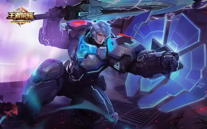 王者荣耀亚瑟心灵战警新皮肤图片壁纸