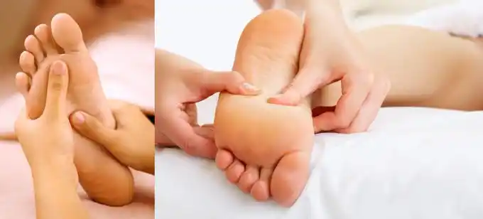 足底按摩高清摄影图片