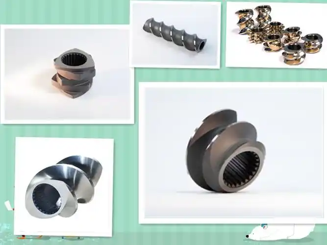 批发双螺杆挤出机螺纹元件,高速钢6542 螺套,啮合块定制
