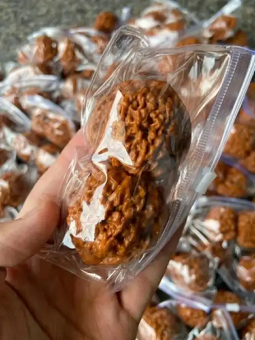 王勇麒麟官帽核桃尺寸47mm机刷包浆