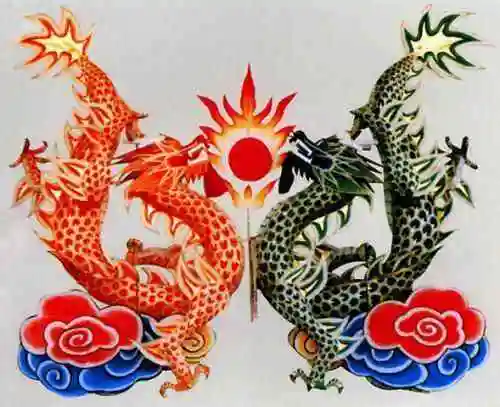 二龙戏珠双龙戏珠寓意