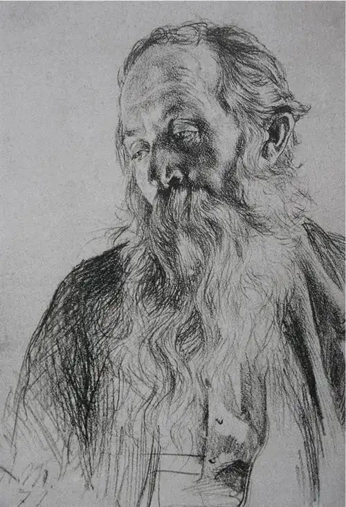 门采尔(adolpyh von menzel)素描速写【1】