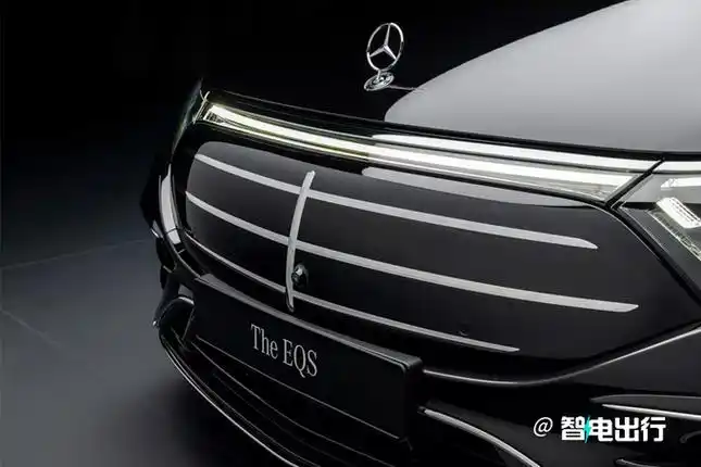奔驰新eqs官图发布北京车展首发换立标logo车标