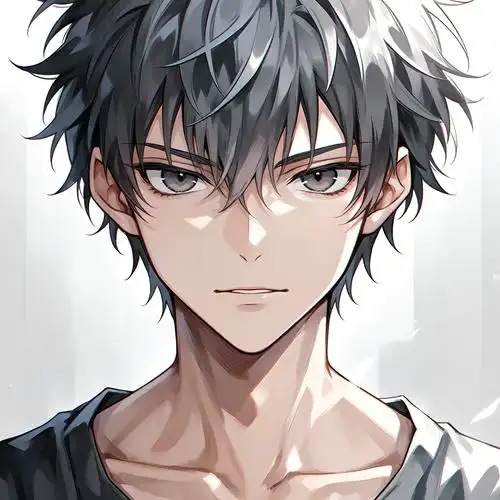 冷酷霸气卡通男头像😎