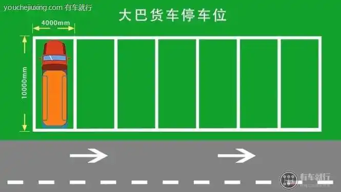 大巴车停车位标准尺寸