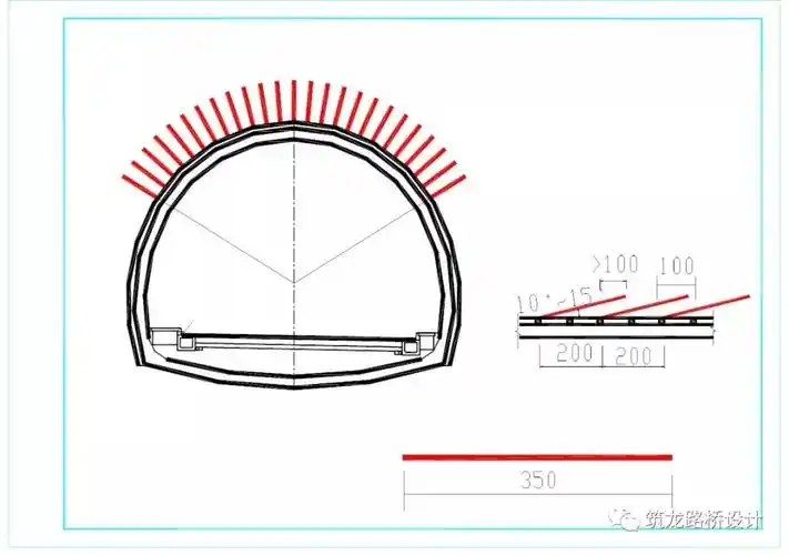 超前锚杆示意图