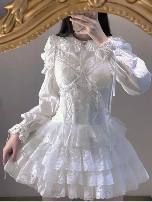 秋冬暗黑辣妹性感显瘦夏蔷薇平替年会生日聚会表演服黑色半身裙xs