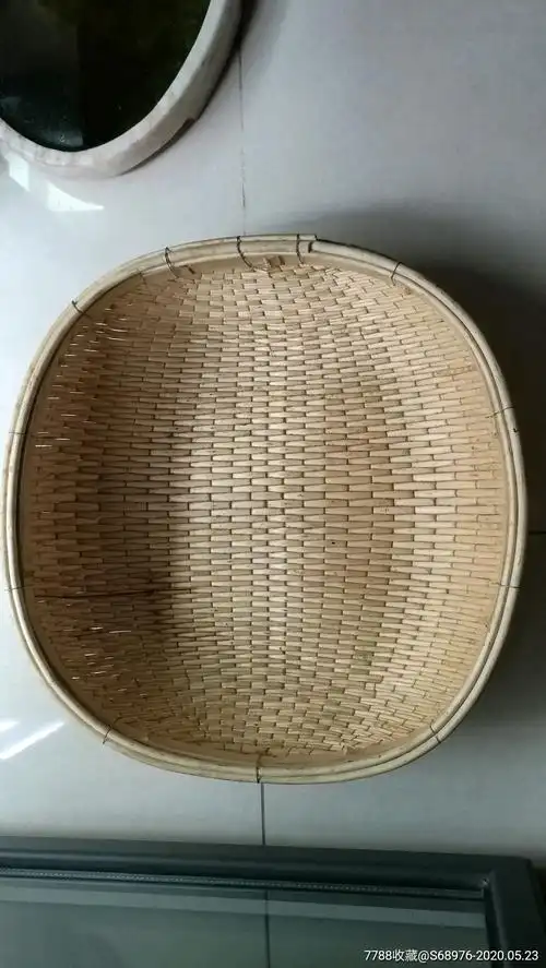 老笸箩(未使用过)品好,直径53cm,可用可藏,可做年代戏影视道具