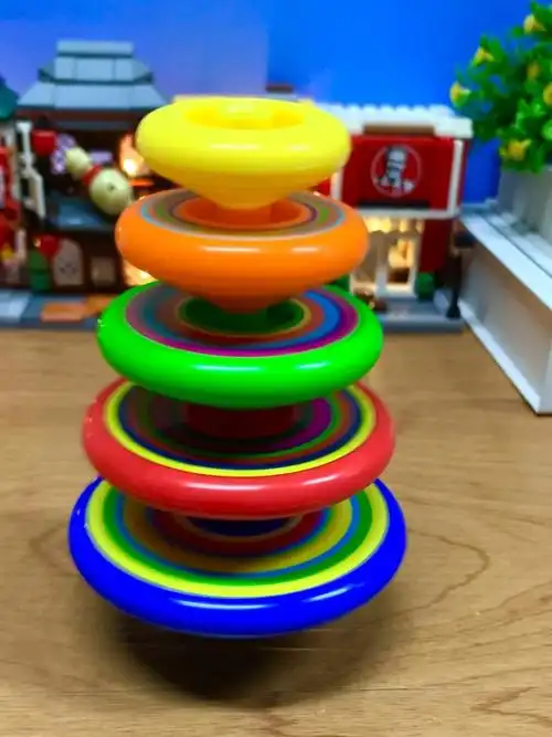亲子互动游戏对战陀螺多重叠叠乐陀螺