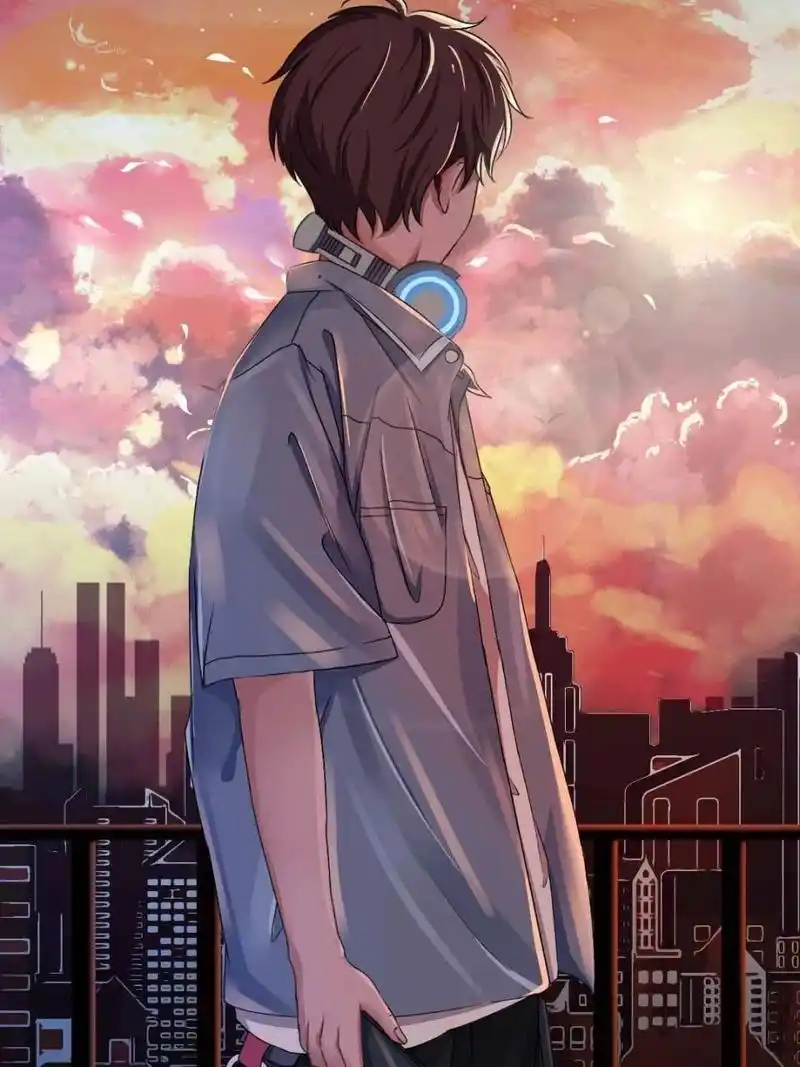 二次元男生背影杀壁纸来了91 在这个世界上,不要太依赖别人,因为