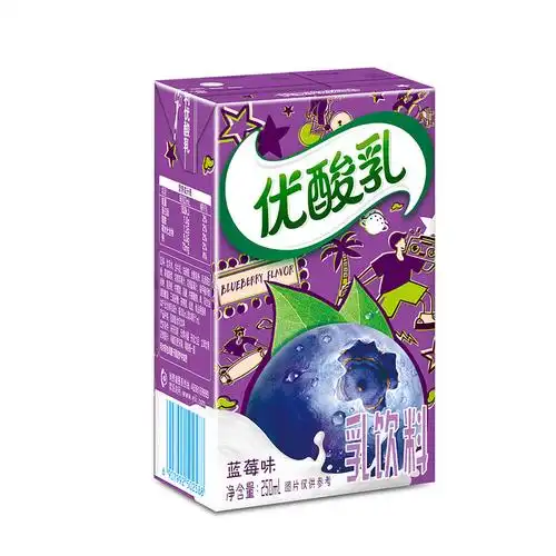 伊利优酸乳蓝莓味整箱24盒