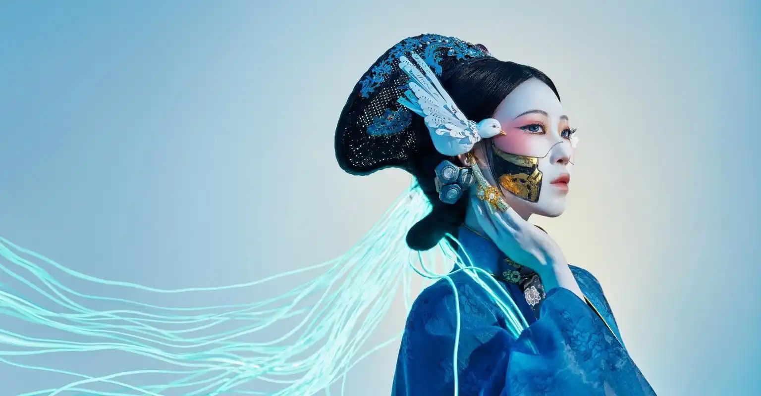 惊艳!女生变身"国风机械姬",网友:这才是中国赛博该有的样子