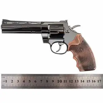 1205m686左轮枪全金属左轮模型玩具枪合金枪军事收藏礼品枪模可拆卸弹