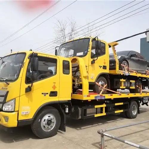 东风解放一拖二事故拖车救援清障车商丘蓝牌一拖二拖车清障车