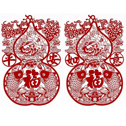 春节剪纸打印模板