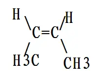 顺-2-丁烯的结构简式:(如图)._百度知道