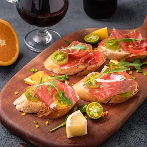 火腿意华isu西班牙伊比利亚100g黑猪猪肉生吃冷餐火腿