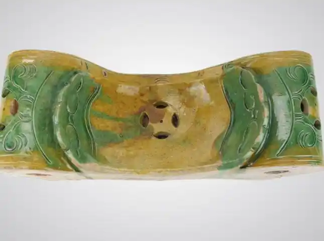 古代贵族器物——辽金三彩瓷枕!__凤凰网