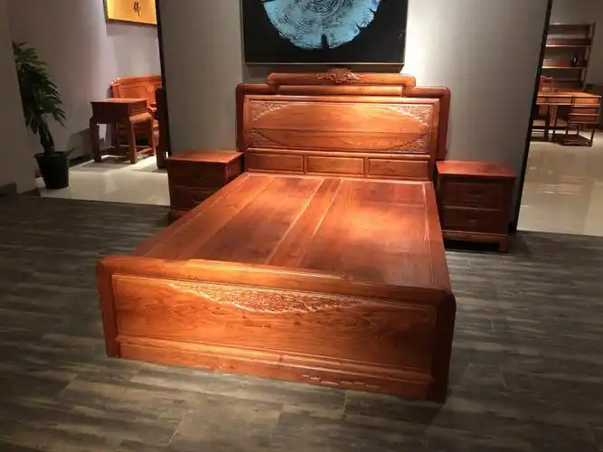 大果紫檀香花梨大床