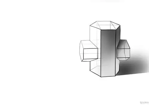作业:ps能不能画素描之组合几何体素描画法训练 - gf-8-088十月是只小