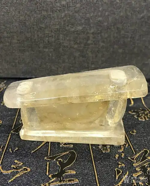 古玩杂项水晶舍利棺