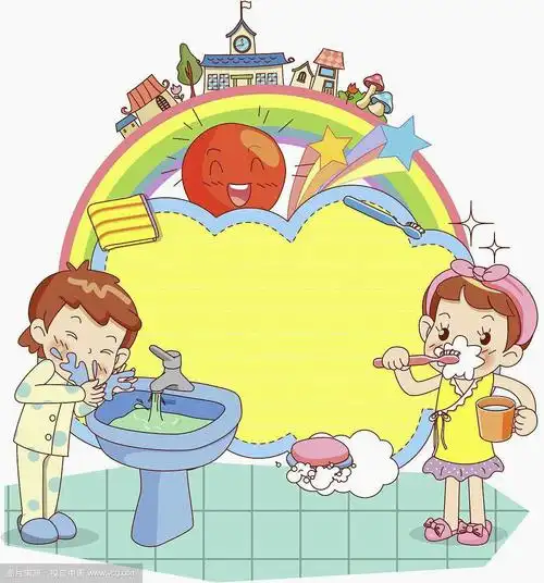 小二班21天好习惯养成――坚持睡前刷牙,洗脸活动