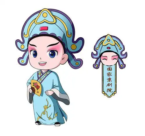 京剧人物简笔画京剧脸谱生旦净末丑的具体图新款十字绣卡通中国戏曲