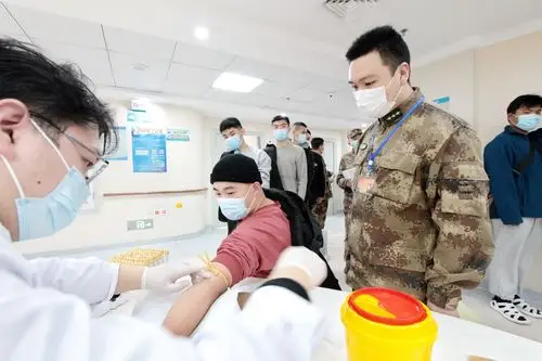 征兵体检 有序进行