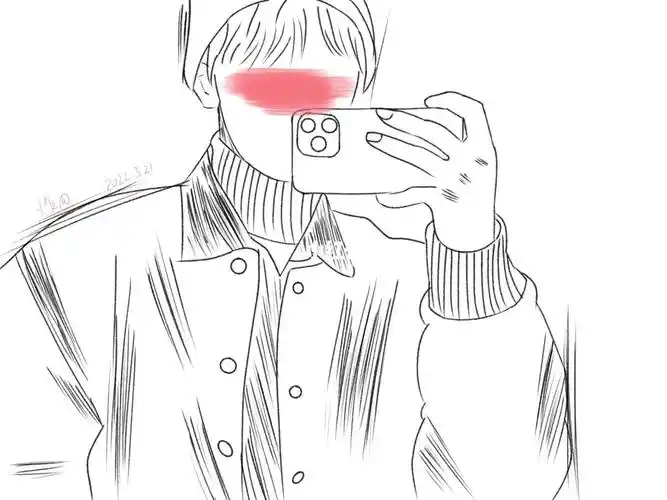 严浩翔线稿可约稿