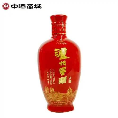 38度泸州窖酒(淡雅)浓香型 低度白酒 500ml【图片 价格 品牌 报价】