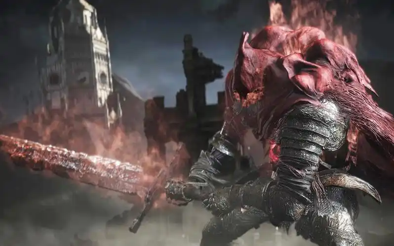 黑暗之魂3 颠覆想象的39秒!双刀砍爆101周目环城最终boss奴隶骑士盖尔