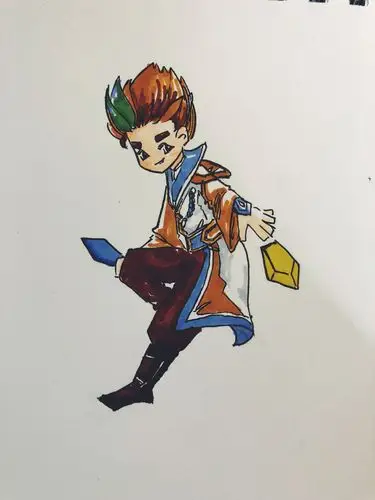 五分钟速涂狄仁杰,画到一半总觉得哪里不对…果然忘记狄大人的肩膀上